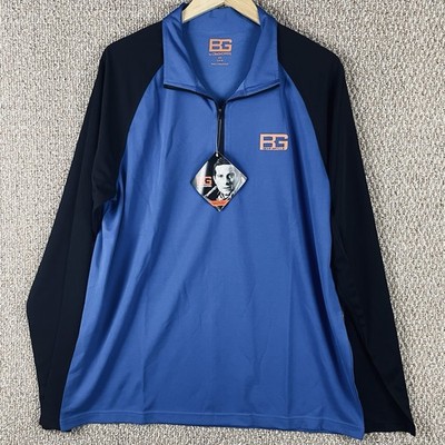 Bear Grylls By Craghoppers 1/4 Zip Pullover Mens Size 2XL Tech Blue NWT F348