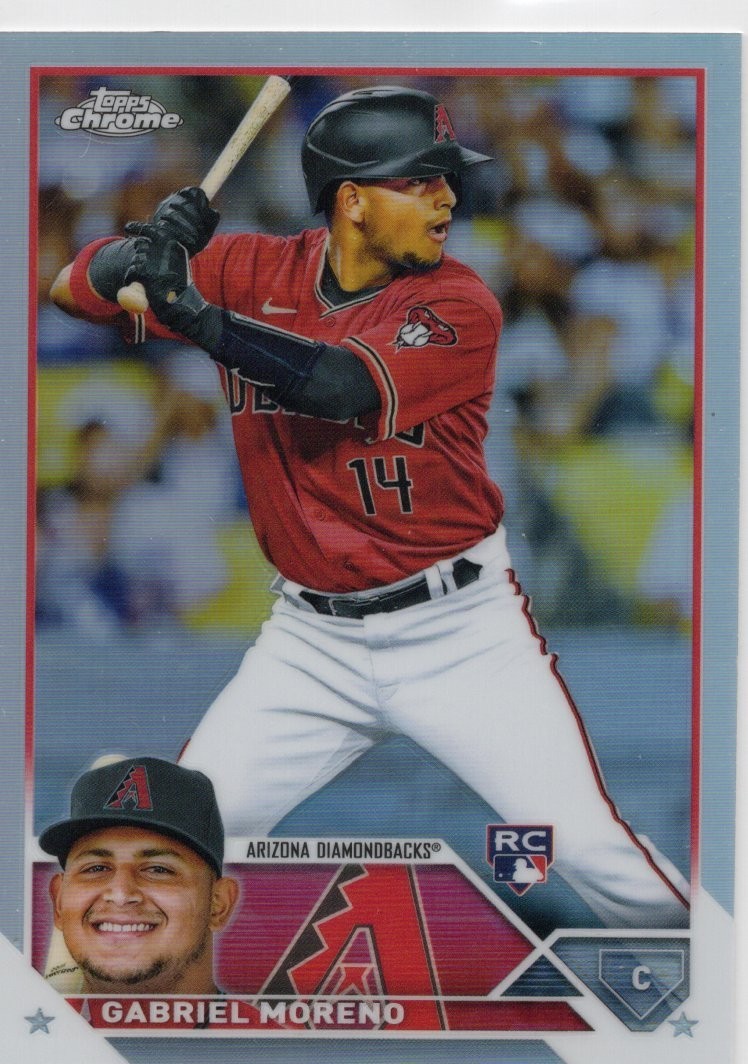 2023 Topps Chrome Rookie Refractor #189 Gabriel Moreno (RC) ARIZONA DIAMONDBACKS
