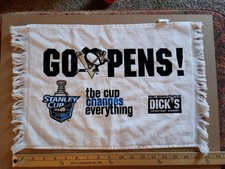 2008 Pittsburgh Penguins Stanley Cup NHL Hockey Rally Towell
