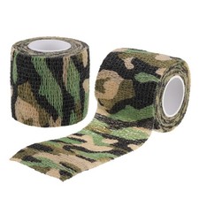2" 14.76ft Camo Tape Wrap 2 Rolls Self-Adhesive Camouflage Tape Classic