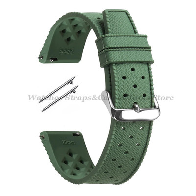Tropical Silicone Watch Band Quick Release Strap 18Mm 20Mm 22Mm for Oris for Sei