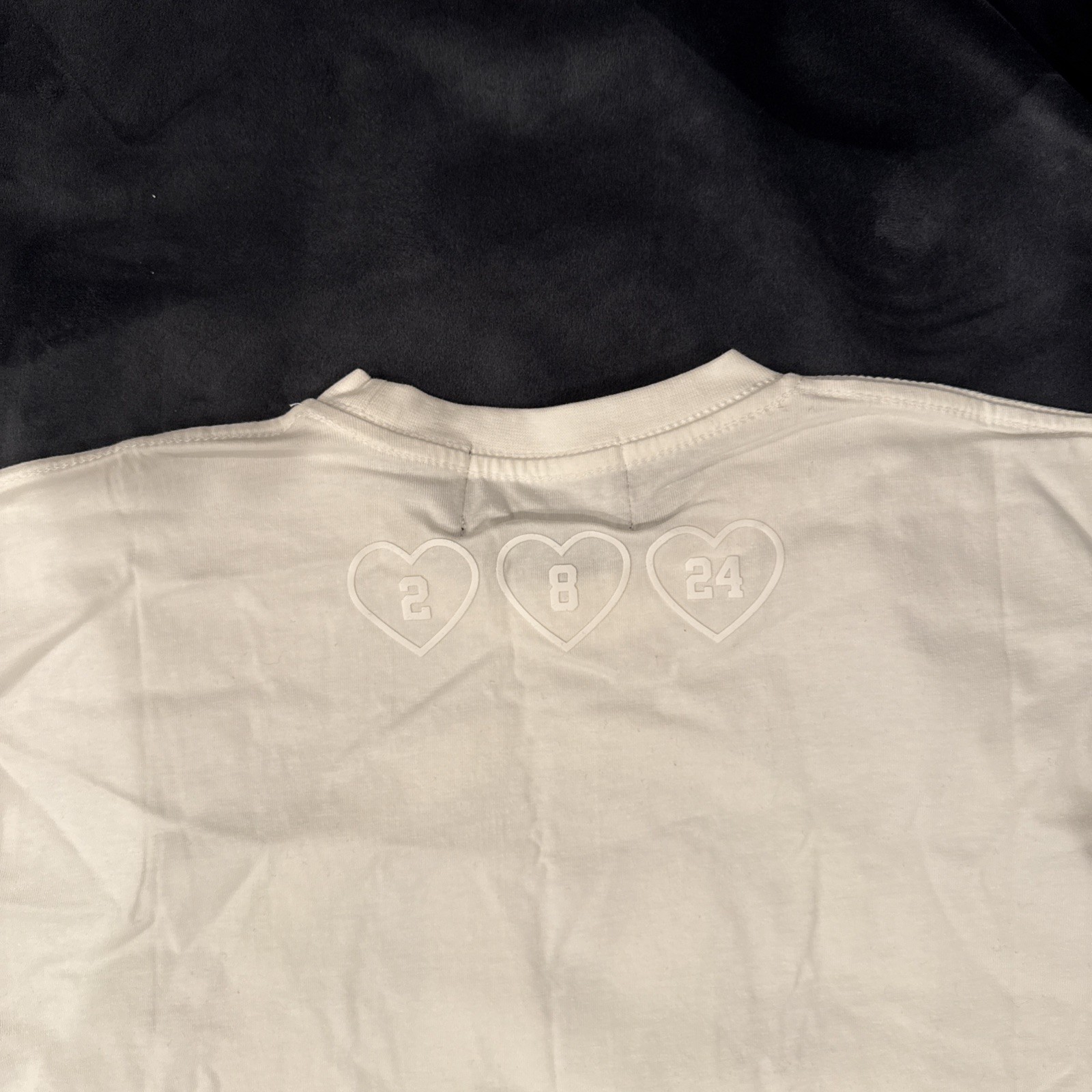 Mamba And Mambacita Kobe Gigi Halo T-Logo white Shirt | Size Small