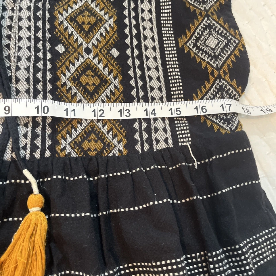 Mini Vestido Anthropologie Para Mujer Talla XS Multicolor Sin Tirantes Azteca Tribal Boho Foto 4 de 4