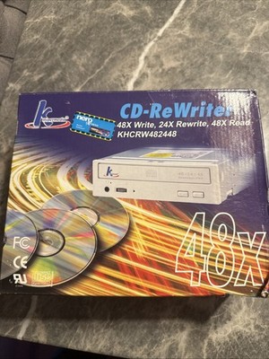 KHYPERMEDIA CD/Rewriter Drive With Paperwork 48X Write 24X Rewrite E-IDE-Atapi
