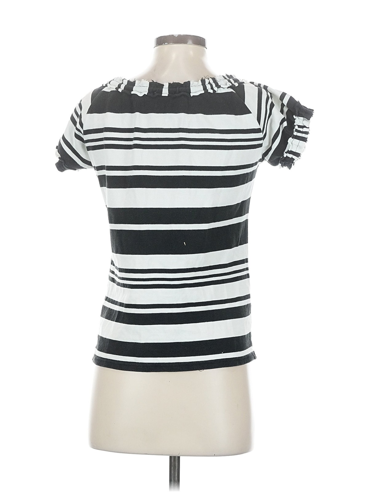 MICHAEL Michael Kors Women Black Short Sleeve Top S thumbnail 2