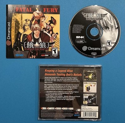 Fatal Fury: Mark of The Wolves für Sega Dreamcast NTSC U/S komplett mit Handbuch
