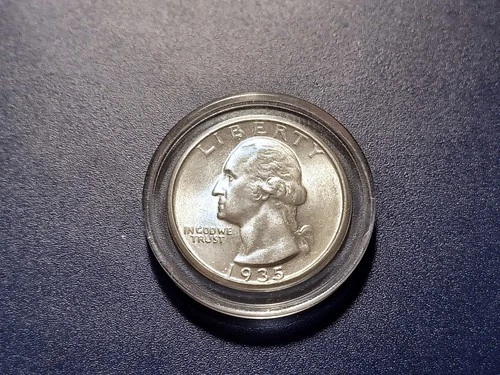 Gem BU 1935-P Washington Quarter