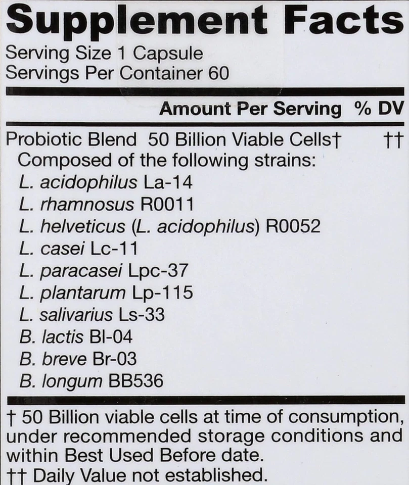Jarrow Formulas Jarro-Dophilus Ultra – 50 Billion CFU – 60 Vegetarian Capsules - Image 4 of 4