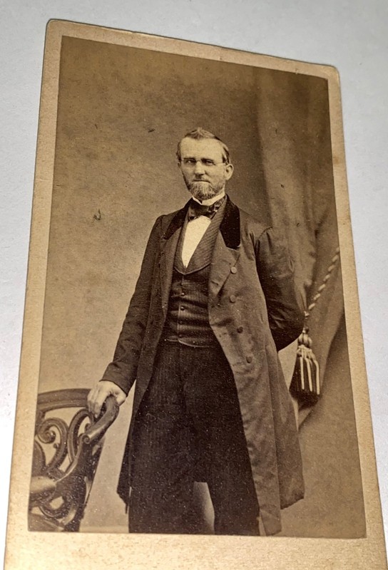 Rare Antique ID'd American Civil War Era Physician Dr. Plimpton MA CDV Photo! US