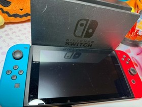 Nintendo Switch 32GB Blue/Red Joy-Con Console TESTED Some Signs Of Use And Play