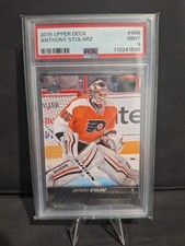 2015-16 Upper Deck Young Guns Anthony Stolarz RC #488 PSA 9 Flyers, Maple Leafs