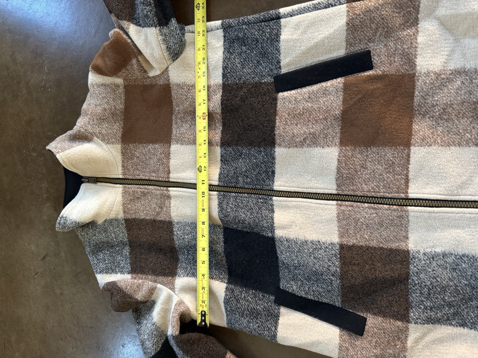 Pendleton Wool Blend Walker Coat Jacket Maroon Pl… - image 4