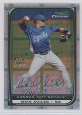 2008 Bowman Draft Chrome X-Fractor 60/199 Mike Aviles #BDP3 0o9