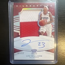 2020-21 Crown Royale Silhouettes Lou Williams /12