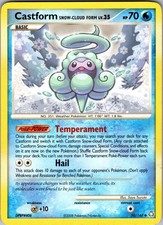 Castform Snow-Cloud Form 50/146 Uncommon Legends Awakened Pokemon Lightly Played on eBay