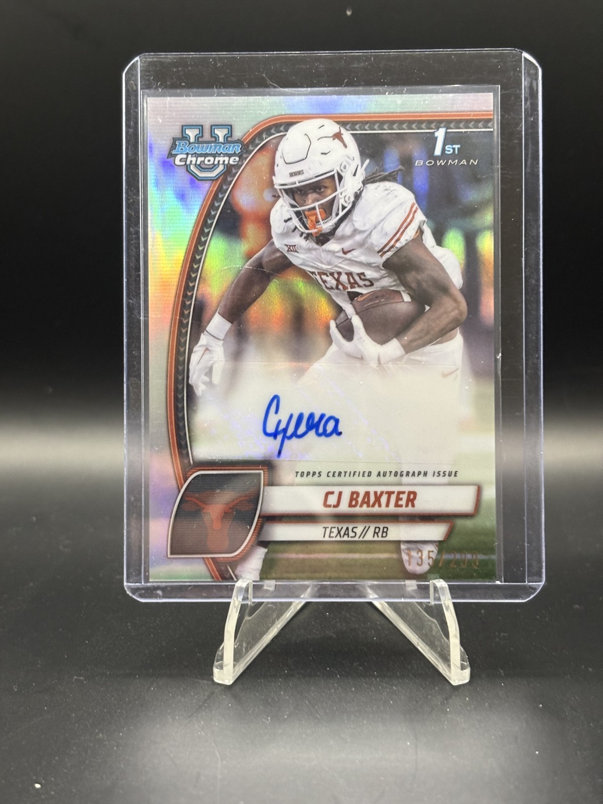 2024 Bowman University Chrome - Chrome Prospect Autographs CJ Baxter #PA-CBA...