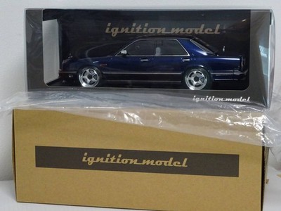 1/18  NISSAN GLORIA CIMA Y31 Dark Blue IG3901 659209