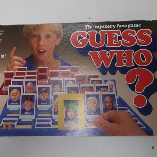 Vintage Guess Who board Game Milton Bradley 1991 Classic Game 90s Kids