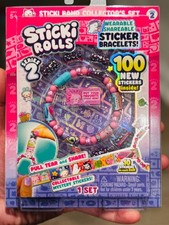 New Sticki Rolls Sticki Band Sticker Bracelet Series 2 Red Collectible NEW