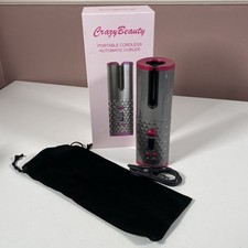 Crazy Beauty Cordless Automatic Wireless Hair Curler Rotating Handheld Portable