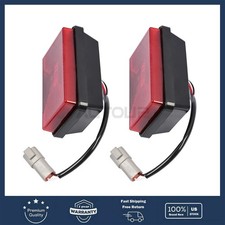 2PCS Taillight Lamp Assembly For CAT Caterpillar Loader 248 236B 252B3