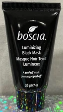 Boscia Luminizing Black Mask Peel Off Mask .7 oz Pamper Night Wedding Sleepover