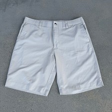 Callaway Mens Golf Shorts Light Tan Size 36 Stretch Flat Front Performance