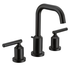 Moen TV6142BL Gibson High Arc Widespread Bathroom Sink Faucet - Matte Black