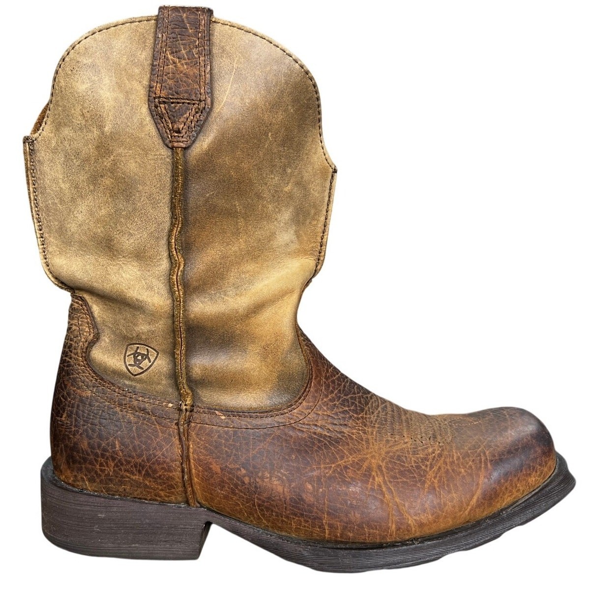 Ariat Men’s Rambler Brown Leather Western Cowboy Boot Size US 12 EE Pungo Ridge - Ariat Men main image 2