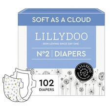 Baby Diapers - Size 2 9-18 lbs , Half-Monthly Supply 102 Count , Leak