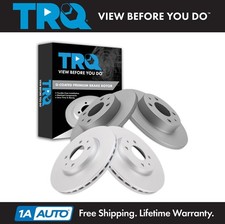 TRQ Front and Rear Brake Rotors Set For 2012-2017 Fiat 500
