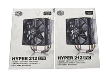 Lot of 2 Cooler Master Hyper 212 EVO - CPU Cooler Socket LGA 2066/1151 AMD AM4