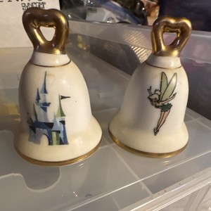 Walt Disney Productions Tinker Bell Salt & Pepper Shakers Disneyland Disney