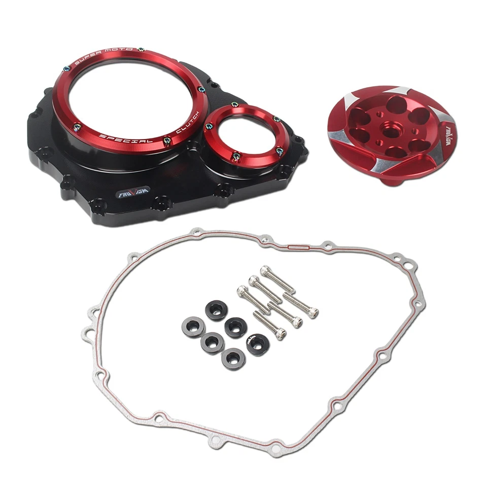 Fit for SUZUKI GSXR600 GSXR750 2006-2022 Clutch Cover & Spring Retainer R Foto 2 de 4