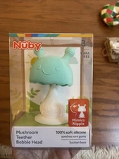 Nuby Super Soft Silicone Teether with Suction Base 3+ months