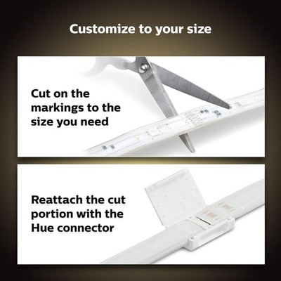 Philips Hue Lightstrip Plus (2m/6ft Base Kit with Plug) 555334