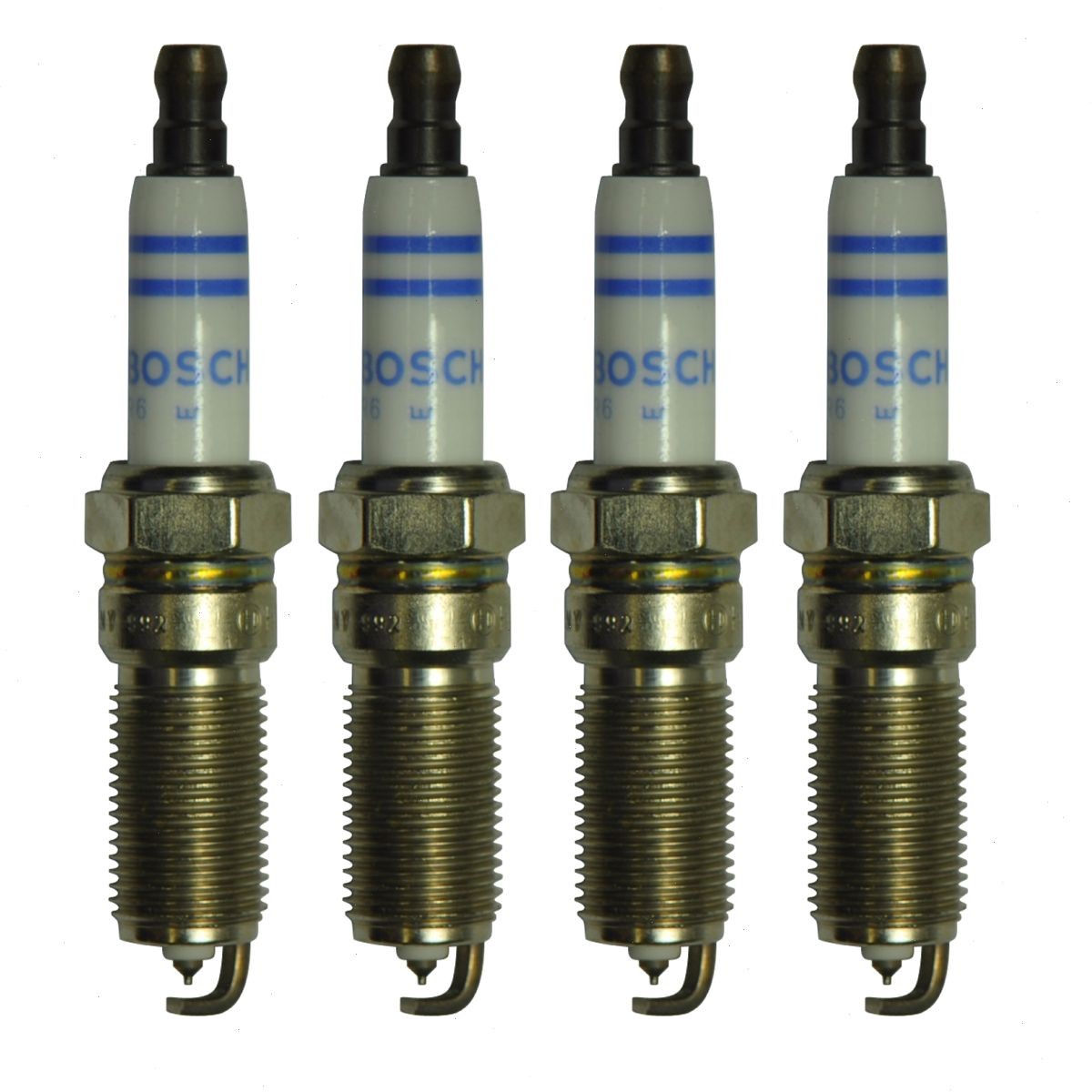 4 pc Bosch Double Platinum Spark Plugs for 1986-1989 Toyota Celica 2.0L L4 px