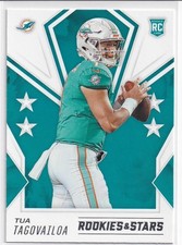 Tua Tagovailoa 2020 Panini Rookies Stars Football Rookie Card ? NFL Dolphins. rookie card picture