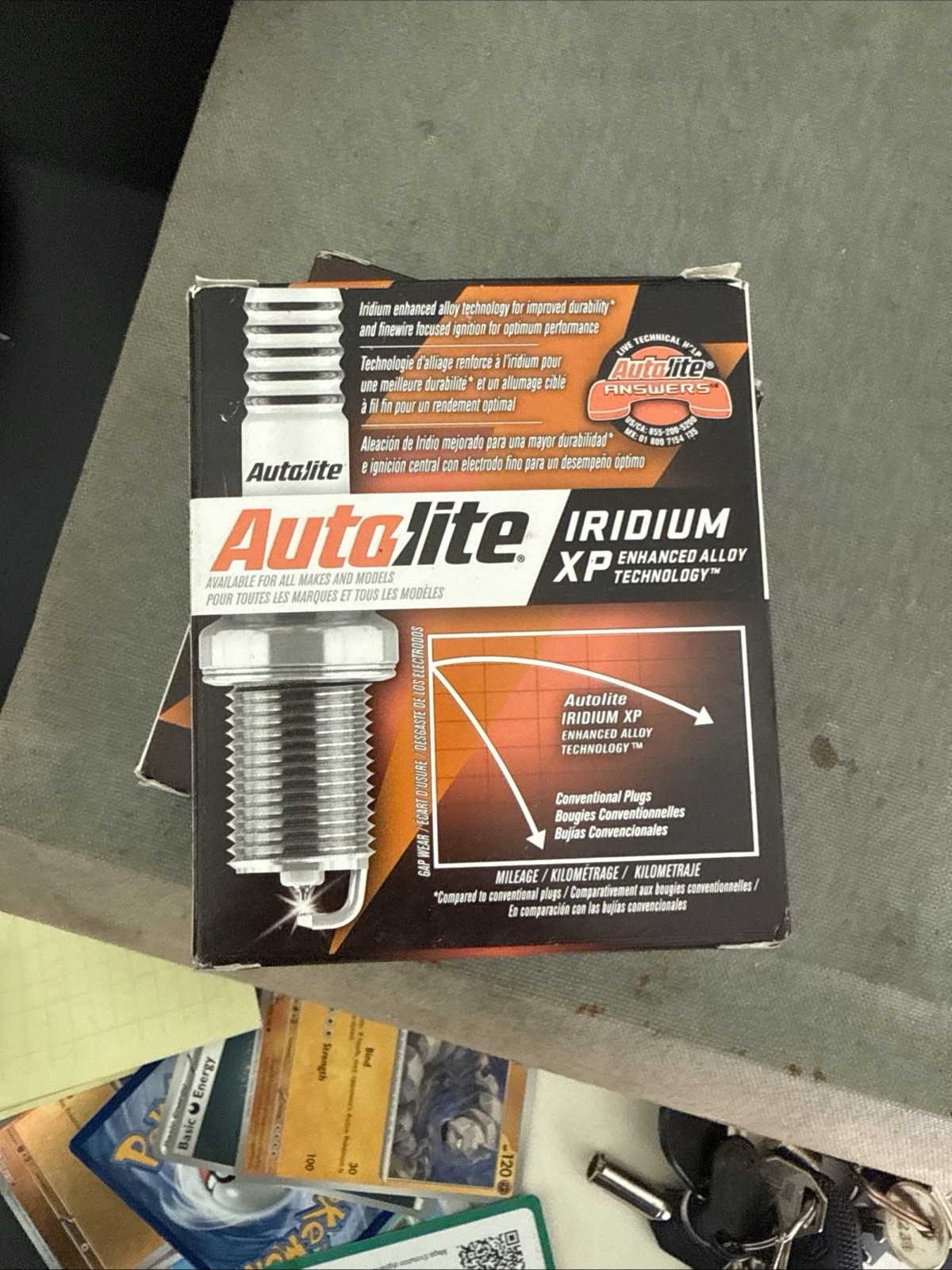 Autolite Iridium Spark Plugs - MPN XP103 - Set of 8 Plugs