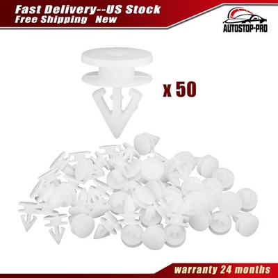 50Pcs Door Trim Applique Clips For 2019-2021 Chevrolet Silverado 2500HD