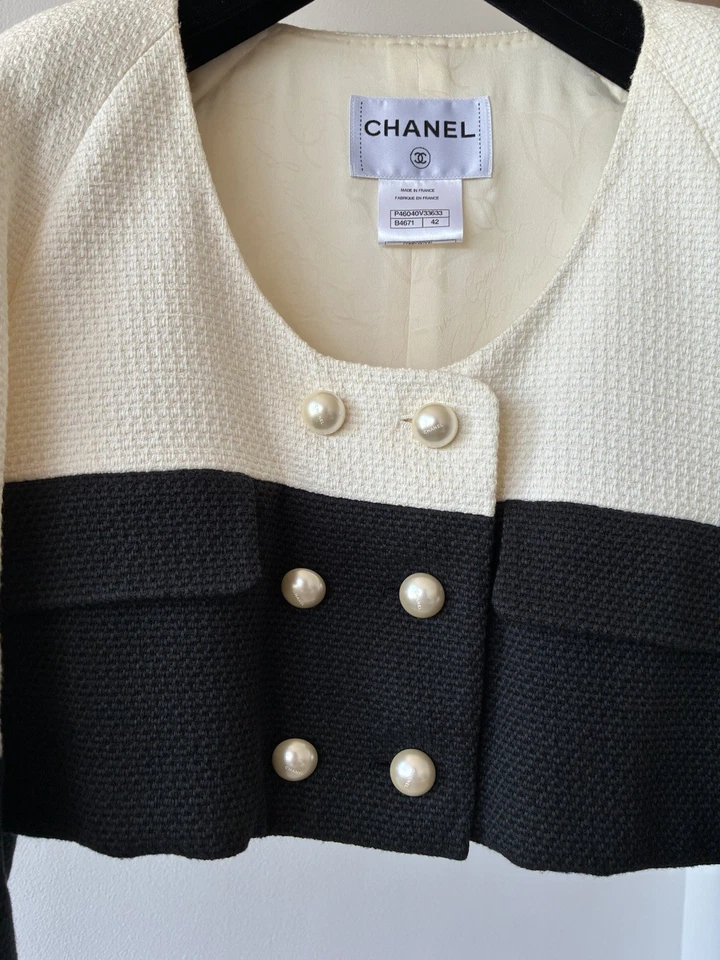 Bolero Chanel SS13 blanco y negro Foto 4 de 4