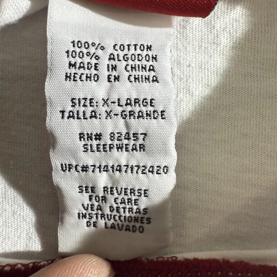 Camiseta masculina A Christmas Story XL branca vermelha lâmpada frágil filme gráfico anos 2000 - Imagem 4 de 4