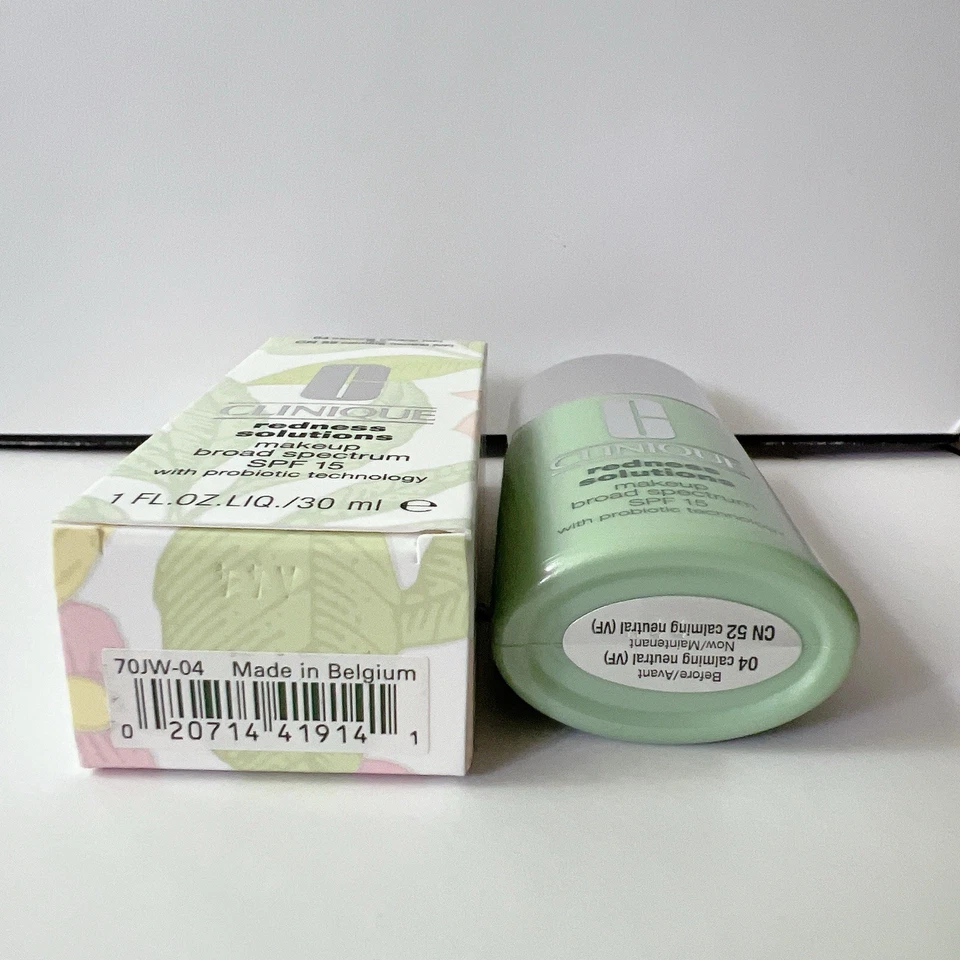 Clinique Redness Solutions Makeup SPF 15 - Calming Neutral- 1 fl oz /30ml NiB - Image 2 of 3