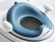 ANGELBLISS Baby Potty Training Toilet Seat with Soft Cushion Handles, Haute Coll