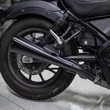 Punta de tubo de escape silenciador deslizable para Honda Rebel 300 500 CMX300 CMX500 2017-2026
