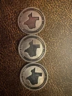 Lot of 3 Texas .999 Fine Silver Rounds – Lone Star, Rio Grande Valley