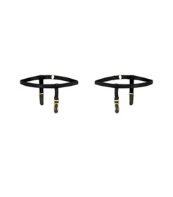 Maison Close Garter Belt, Black With Gold Accents, Signature, One size