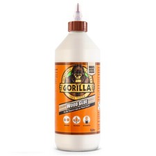 Gorilla Wood Glue Water Resistant White PVA Adhesive Strong Fast Timber Bond