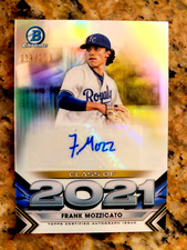 2021 Bowman Draft Class of 2021 Auto Frank Mozzicato #C21-FM Auto /250 ROYALS