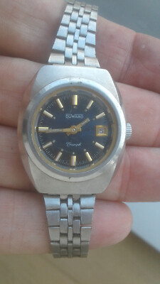 Duward TRIUMPH 12033 2A HAND-WINDING VINTAGE MECHANICAL WATCH SWISS MONTRE UHR